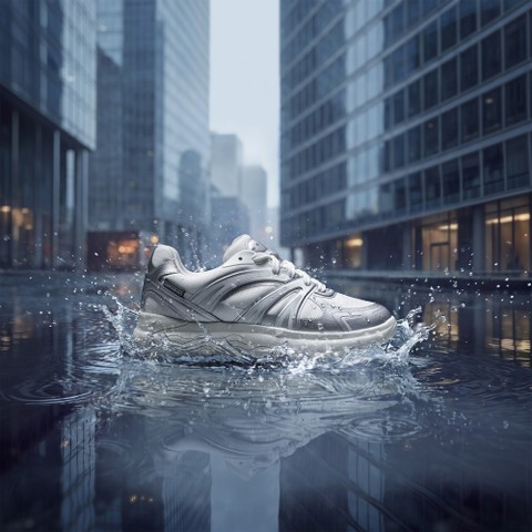 Waterproof trainers SPHERICA 4X4 ABX WOMAN White/Silver - image number 1 | GEOX