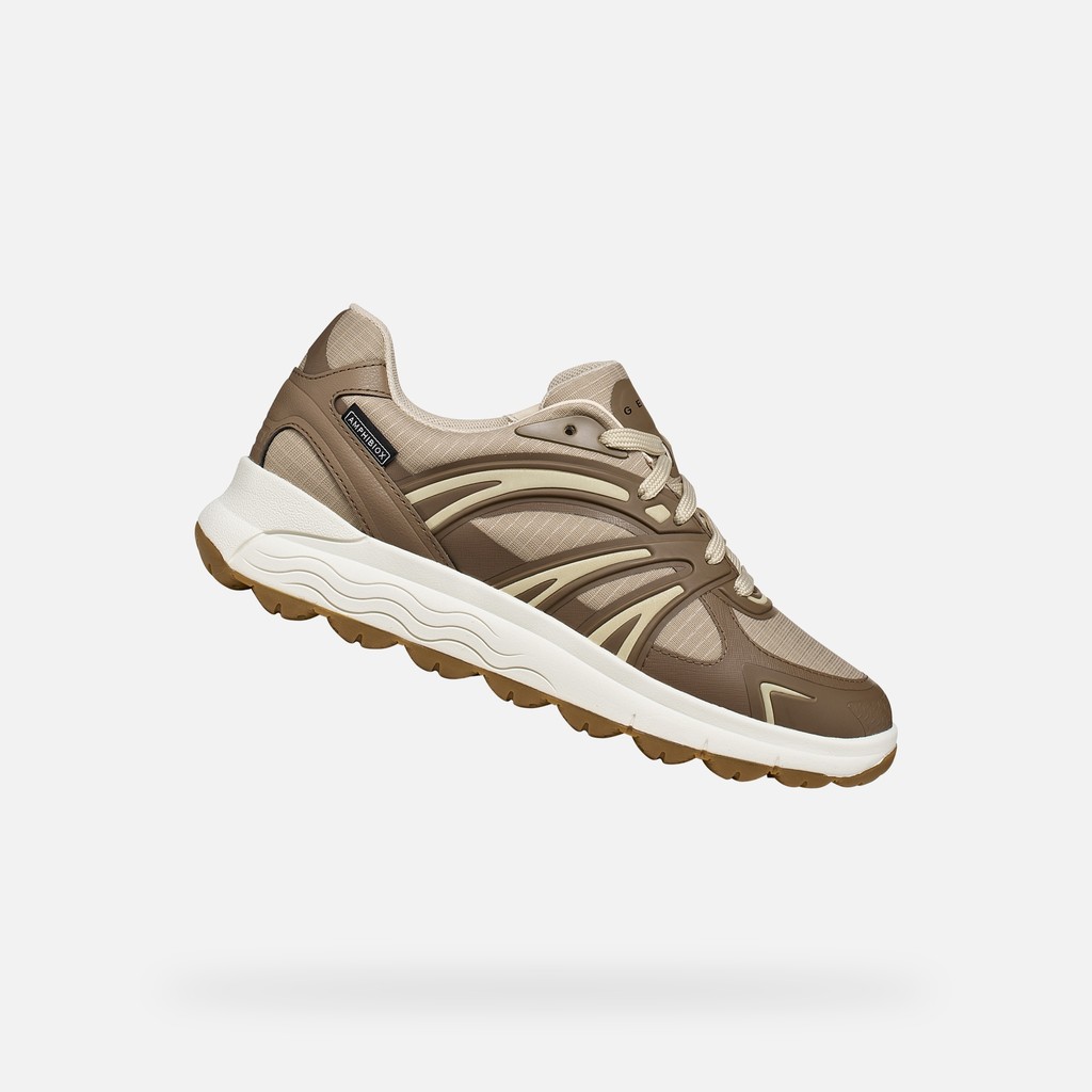 Waterproof trainers SPHERICA 4X4 ABX WOMAN Beige/Taupe - image number 0 | GEOX