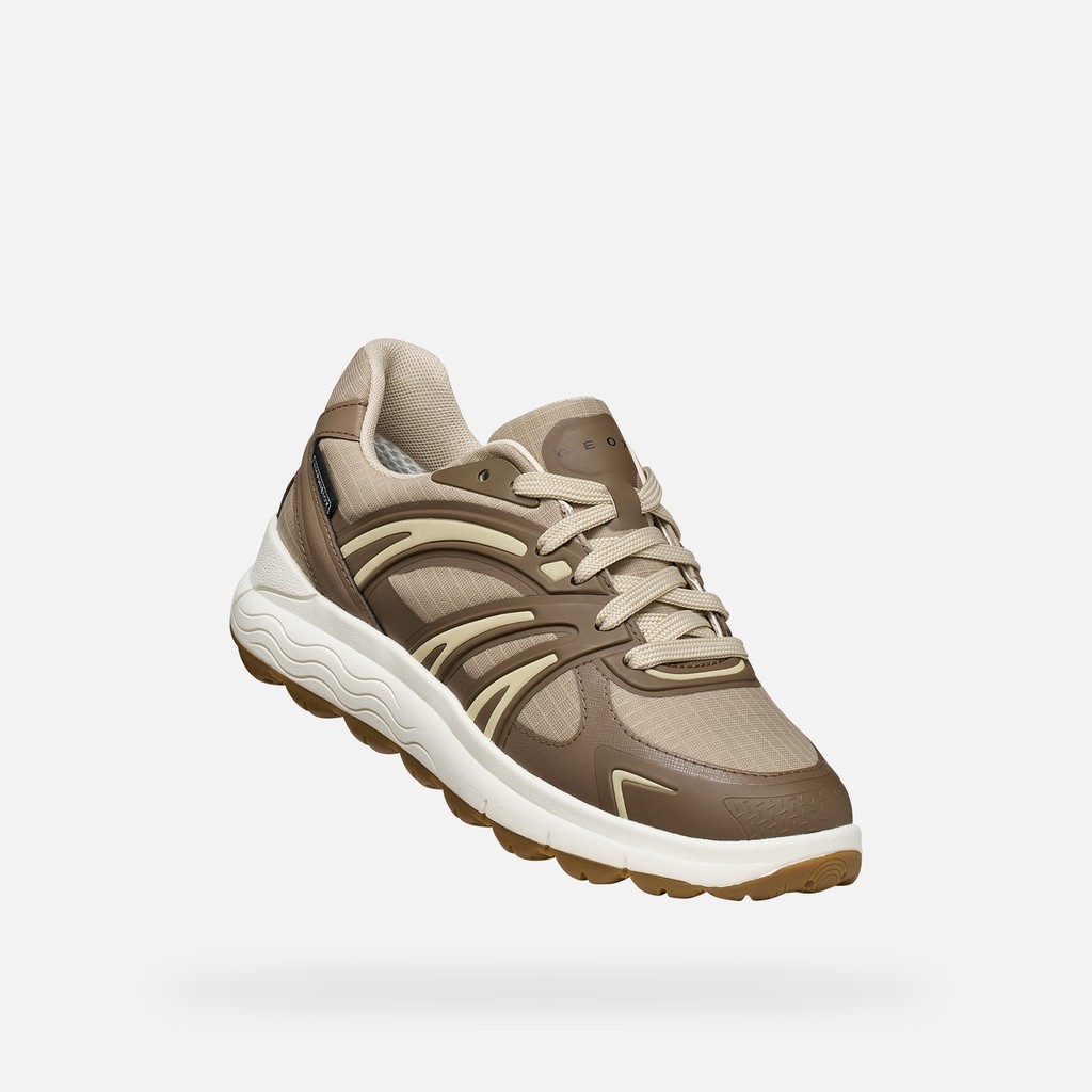 Waterproof trainers SPHERICA 4X4 ABX WOMAN Beige/Taupe - image number 4 | GEOX