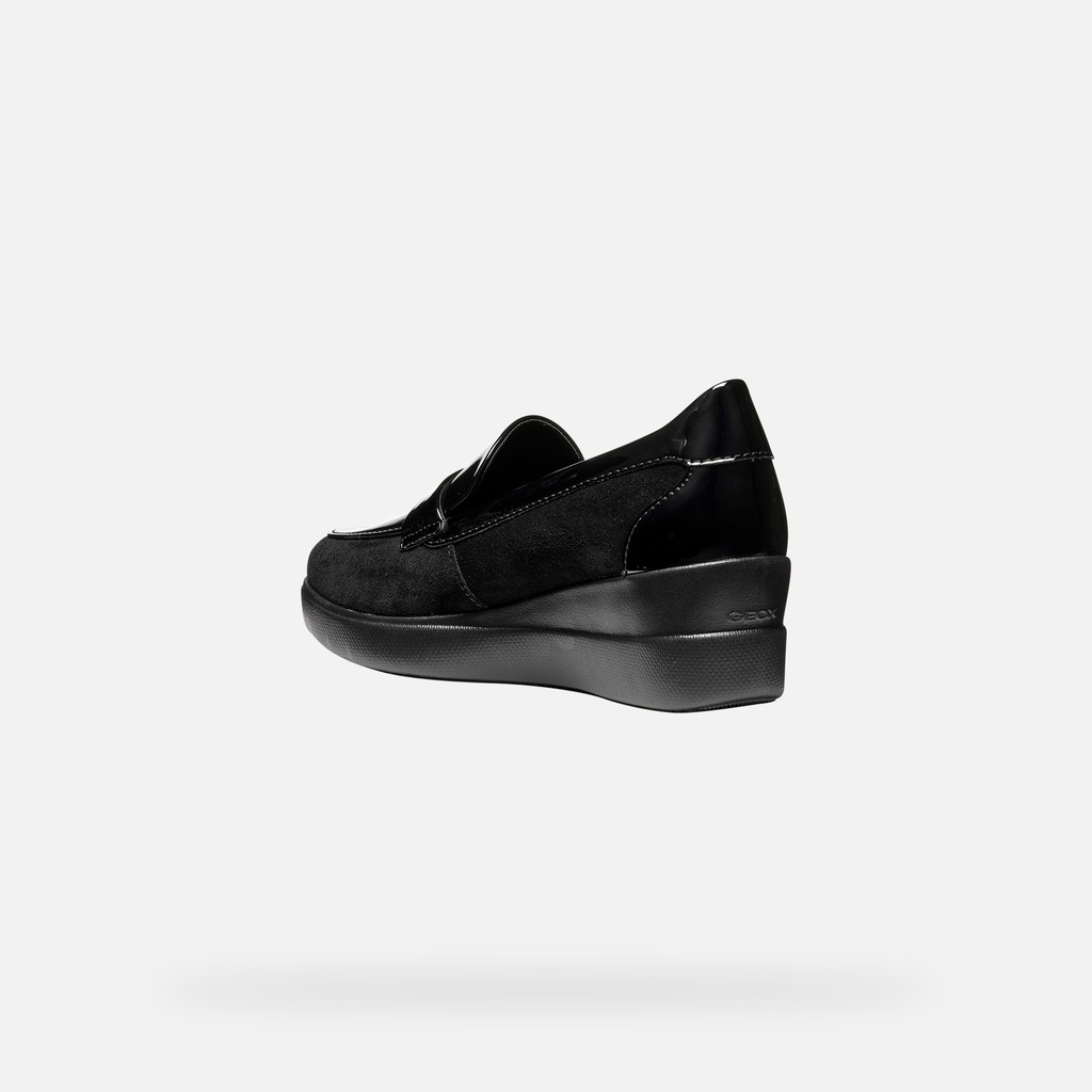 Mocassins en daim STARDUST FEMME Noir - image number 3 | GEOX