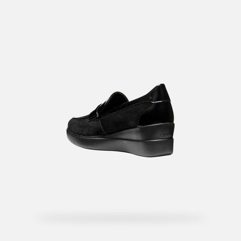 Mocassins en daim STARDUST FEMME Noir - image number 3 | GEOX