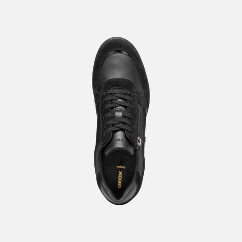 Wedge sneakers STARDUST WOMAN Black - image number 6 | GEOX