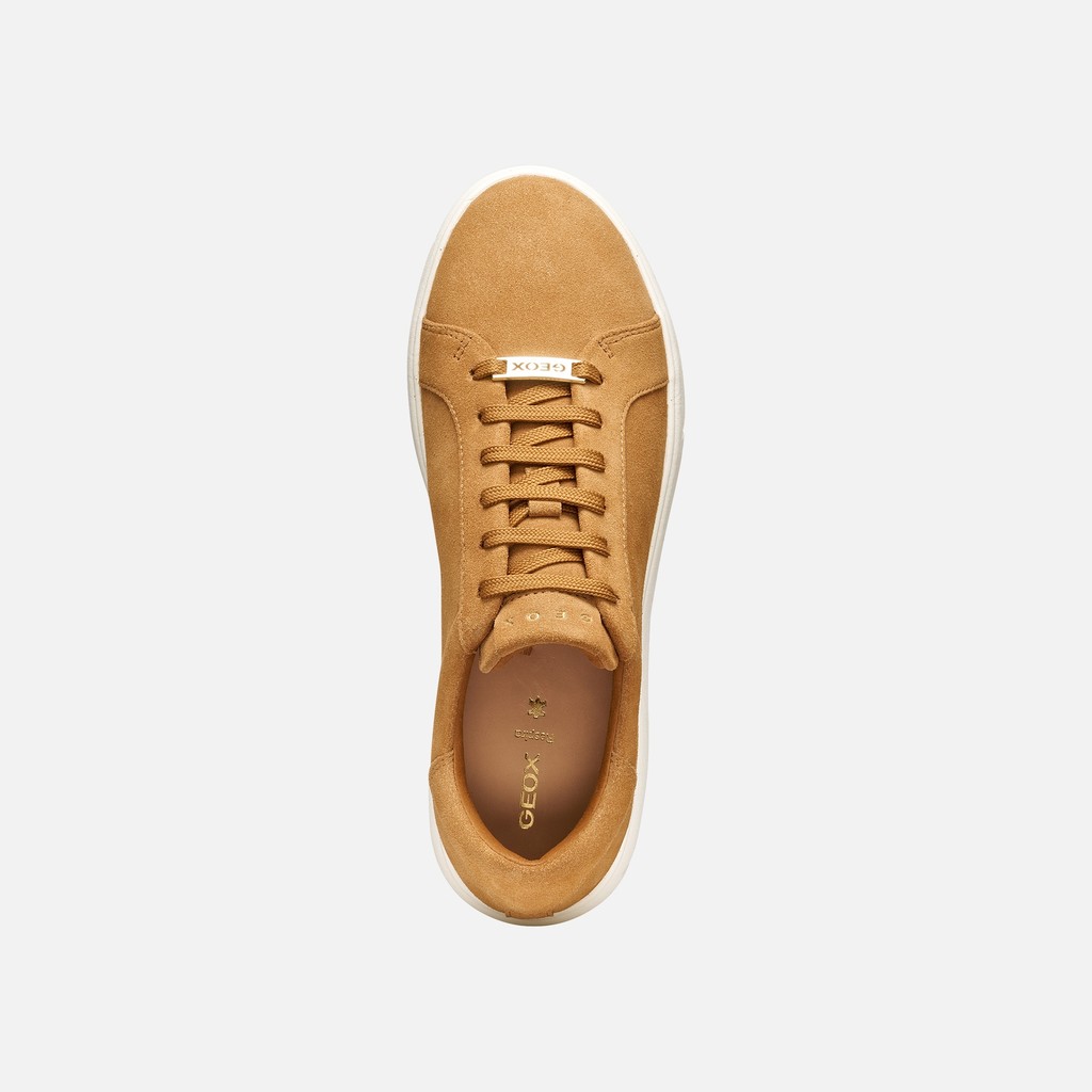 Low top sneakers NEBULA 2.0 C WOMAN Whisky - image number 5 | GEOX