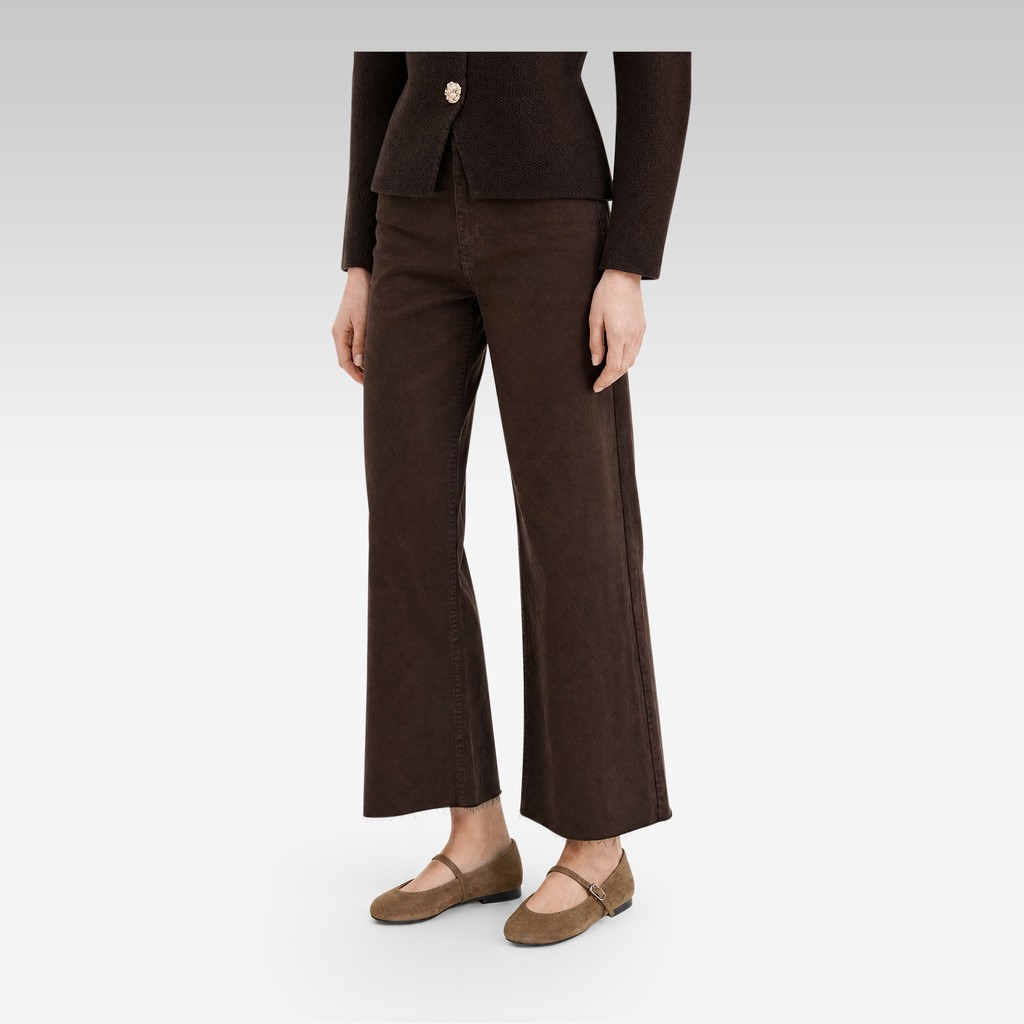 Ballerine in pelle con cinturino NEW PALMARIA DONNA Taupe - image number 1 | GEOX