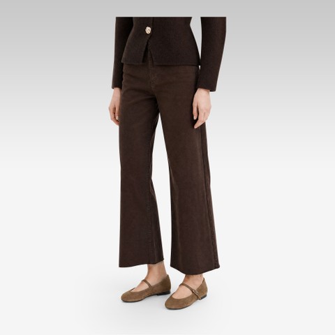 Ballerine in pelle con cinturino NEW PALMARIA DONNA Taupe - image number 1 | GEOX