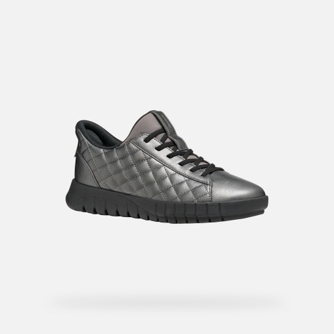 Baskets slip in FLEXTRIDE PLUS FEMME Gris graphite - image number 2 | GEOX