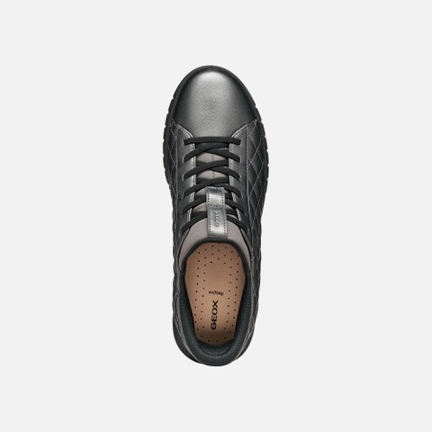 Baskets slip in FLEXTRIDE PLUS FEMME Gris graphite - image number 5 | GEOX