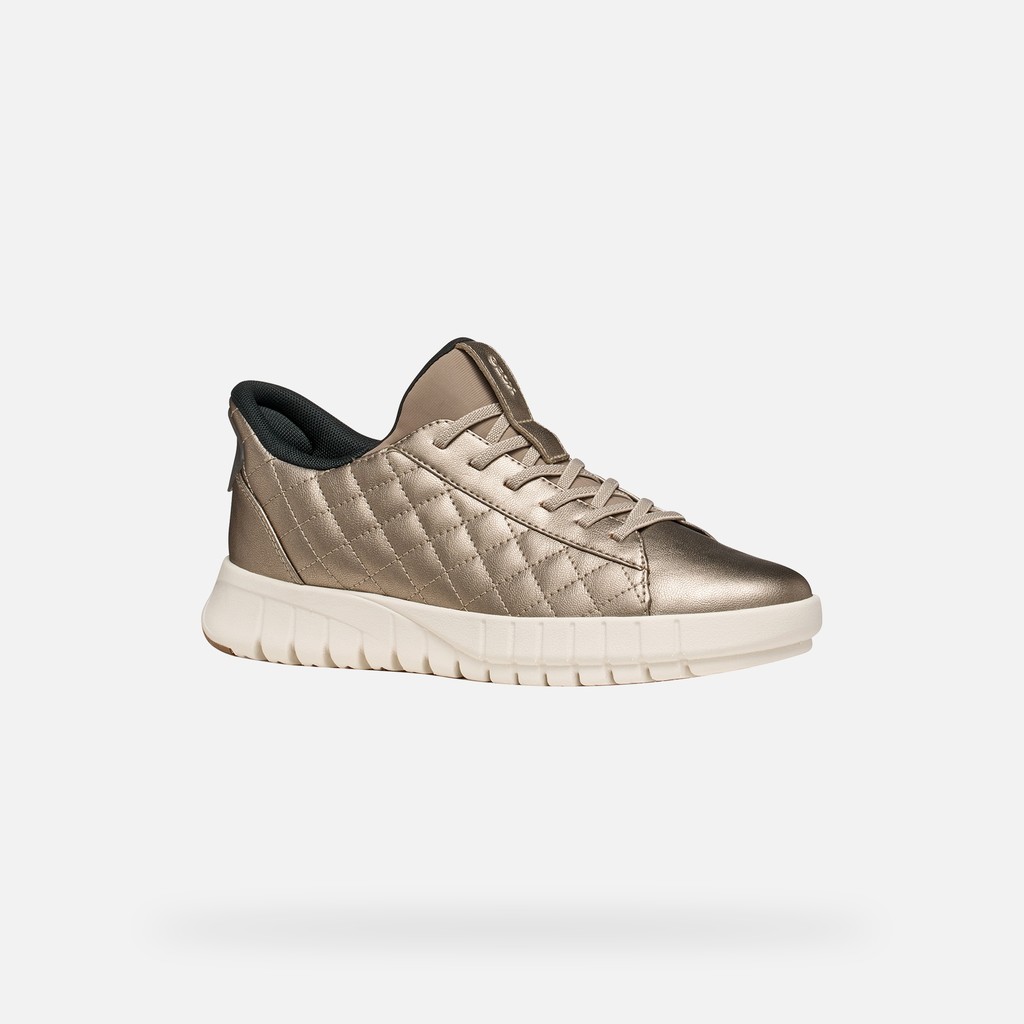 Slip in sneakers FLEXTRIDE PLUS WOMAN Sand - image number 2 | GEOX