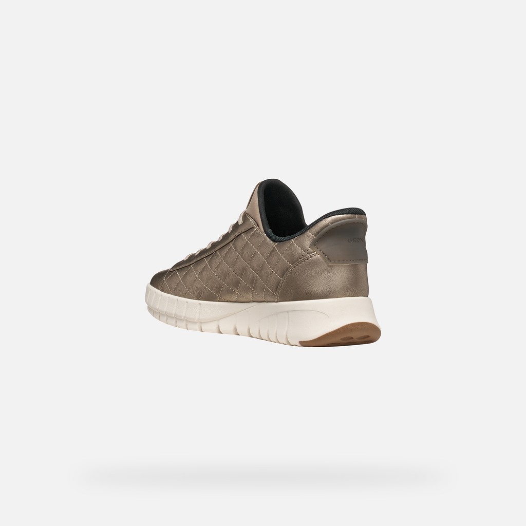 Slip in sneakers FLEXTRIDE PLUS WOMAN Sand - image number 3 | GEOX
