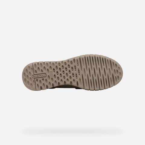 Suede loafers FLEXTRIDE WOMAN Dove grey - image number 6 | GEOX