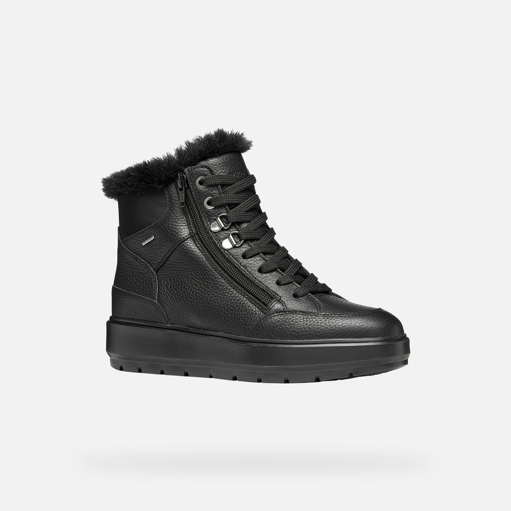 Sneakers imperm&eacute;ables KAULA ABX FEMME Noir - image number 3 | GEOX
