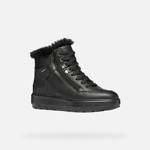 Sneakers imperm&eacute;ables KAULA ABX FEMME Noir - image number 3 | GEOX