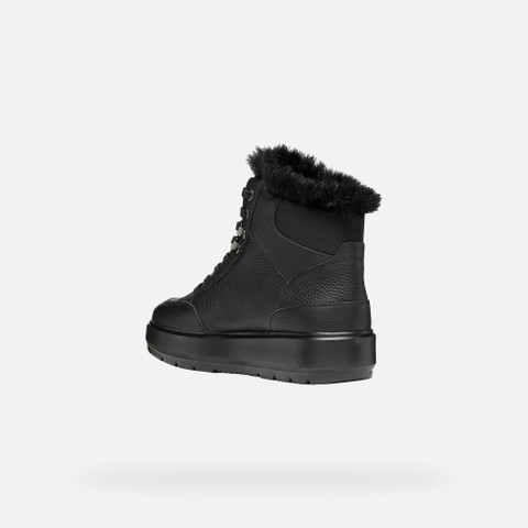 Sneakers imperm&eacute;ables KAULA ABX FEMME Noir - image number 4 | GEOX