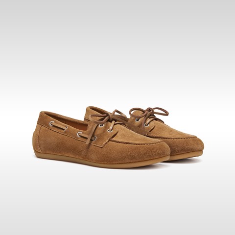 Suede loafers ADDISSE WOMAN Nut - image number 7 | GEOX