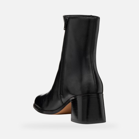 Bottines &agrave; talon ALNOIRE FEMME Noir - image number 5 | GEOX