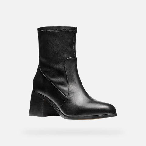 Bottines &agrave; talon ALNOIRE FEMME Noir - image number 2 | GEOX