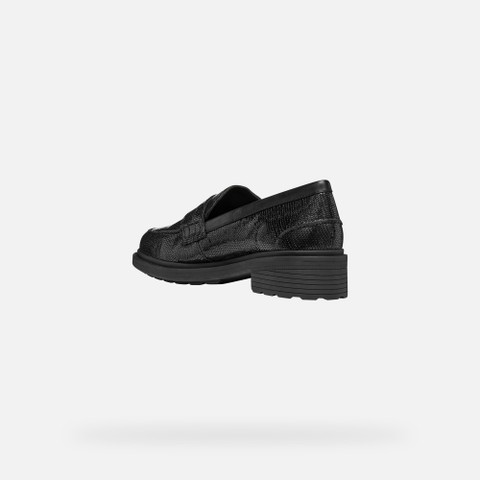 Leather loafers WALK PLEASURE B WOMAN Black - image number 3 | GEOX