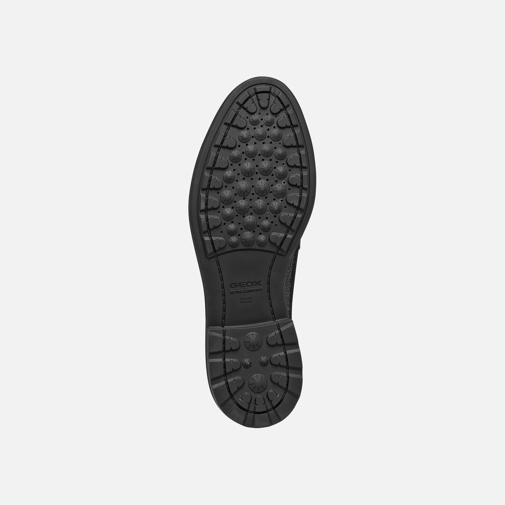 Leather loafers WALK PLEASURE B WOMAN Black - image number 6 | GEOX
