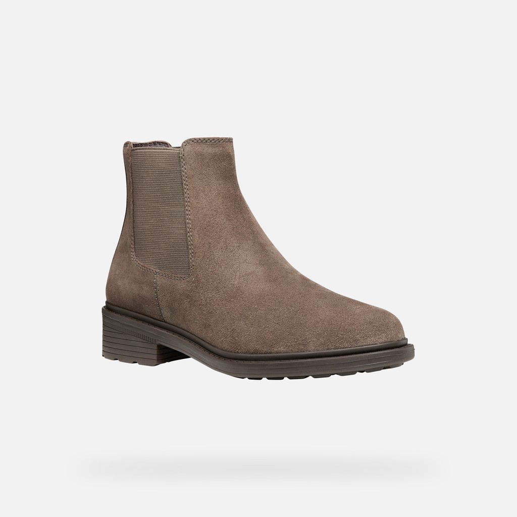 Chelsea boots WALK PLEASURE B WOMAN Taupe - image number 3 | GEOX