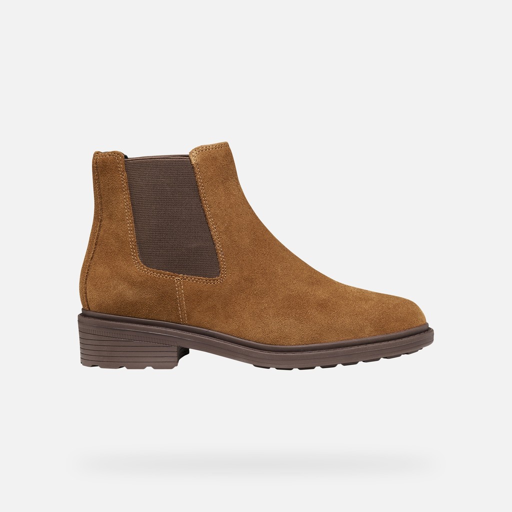 Bottines Chelsea WALK PLEASURE B FEMME Noisette - image number 1 | GEOX