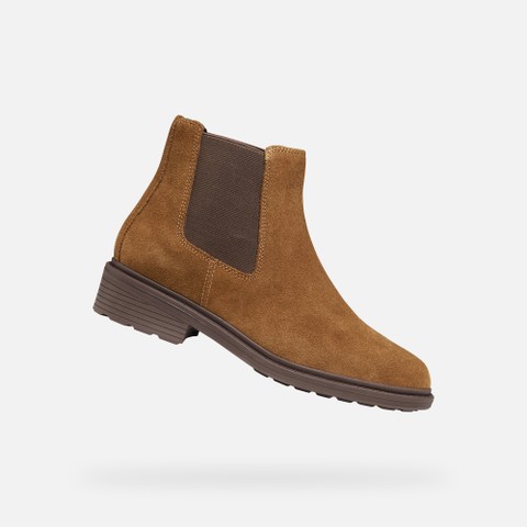 Bottines Chelsea WALK PLEASURE B FEMME Noisette | GEOX