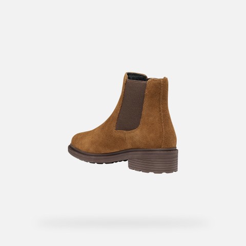 Bottines Chelsea WALK PLEASURE B FEMME Noisette - image number 3 | GEOX
