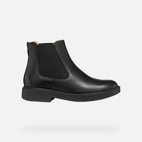 Leather ankle boots SPHERICA EC1 B WOMAN Black - image number 1 | GEOX