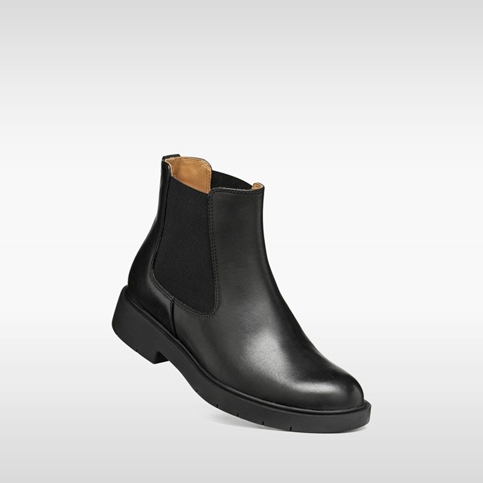 Leather ankle boots SPHERICA EC1 B WOMAN Black | GEOX