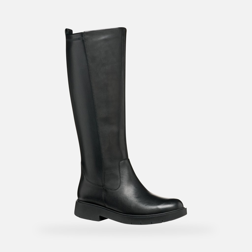 Flat boots SPHERICA EC1 B WOMAN Black - image number 1 | GEOX