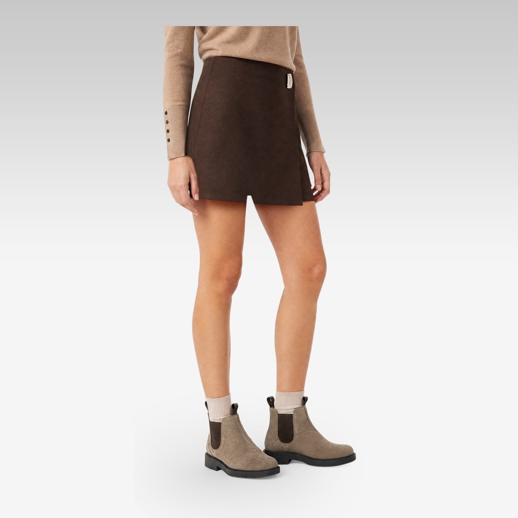 Chelsea boots SPHERICA EC1 B WOMAN Taupe/Chocolate - image number 1 | GEOX