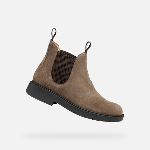Chelsea boots SPHERICA EC1 B WOMAN Taupe/Chocolate | GEOX