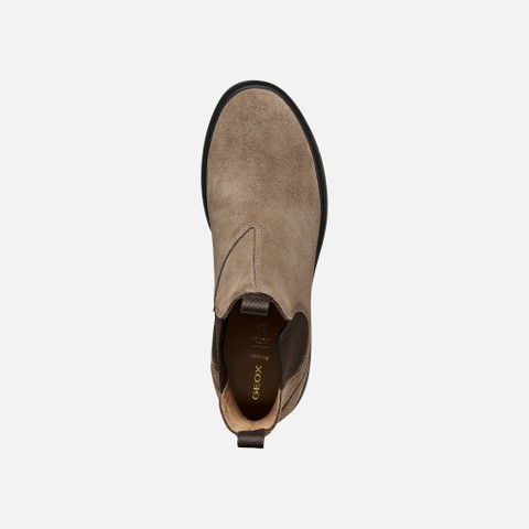 Chelsea boots SPHERICA EC1 B WOMAN Taupe/Chocolate - image number 5 | GEOX