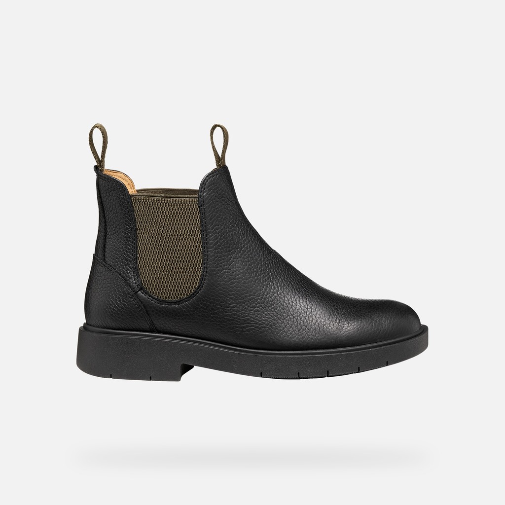 Chelsea boots SPHERICA EC1 B WOMAN Black/Military - image number 2 | GEOX