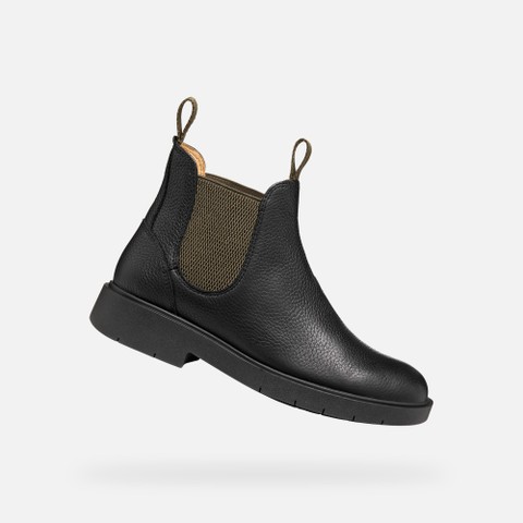 Chelsea boots SPHERICA EC1 B WOMAN Black/Military - image number 0 | GEOX