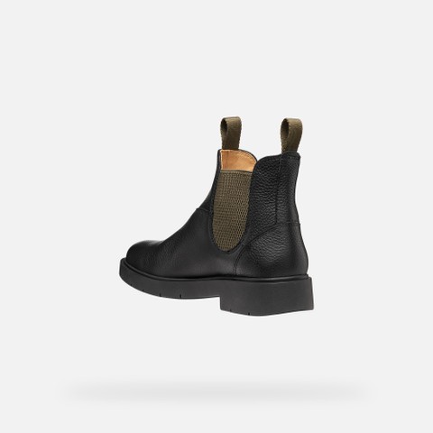 Chelsea boots SPHERICA EC1 B WOMAN Black/Military - image number 4 | GEOX
