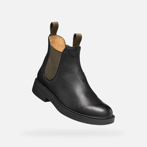 Chelsea boots SPHERICA EC1 B WOMAN Black/Military - image number 5 | GEOX