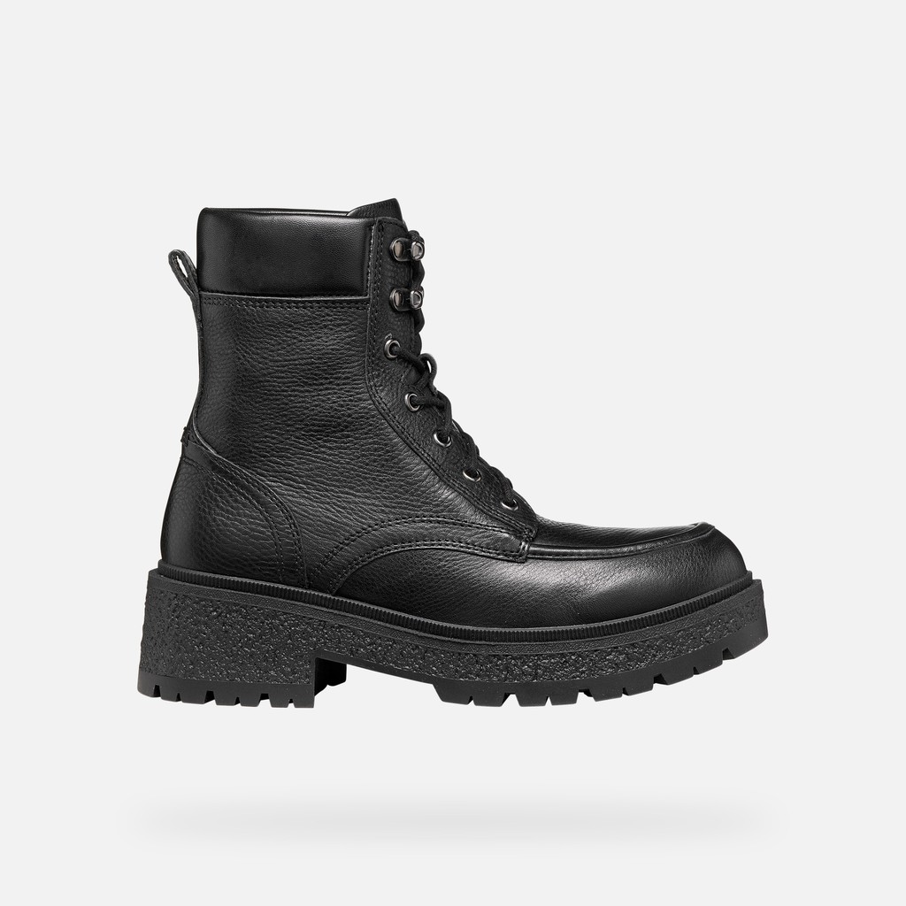 Combat boots EIVETTE WOMAN Black - image number 2 | GEOX