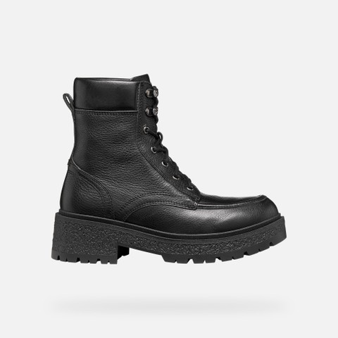 Combat boots EIVETTE WOMAN Black - image number 2 | GEOX