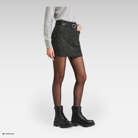 Combat boots EIVETTE WOMAN Black - image number 1 | GEOX