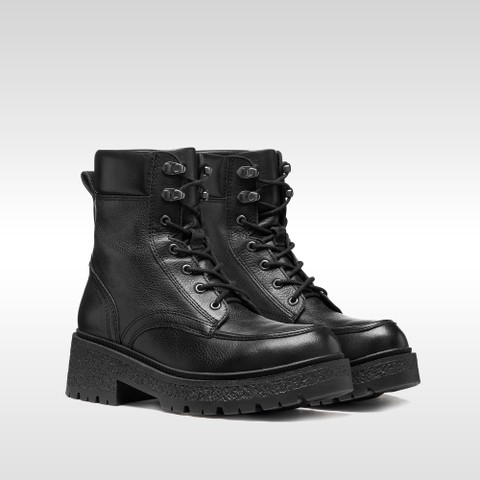 Combat boots EIVETTE WOMAN Black - image number 8 | GEOX