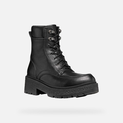 Combat boots EIVETTE WOMAN Black - image number 3 | GEOX