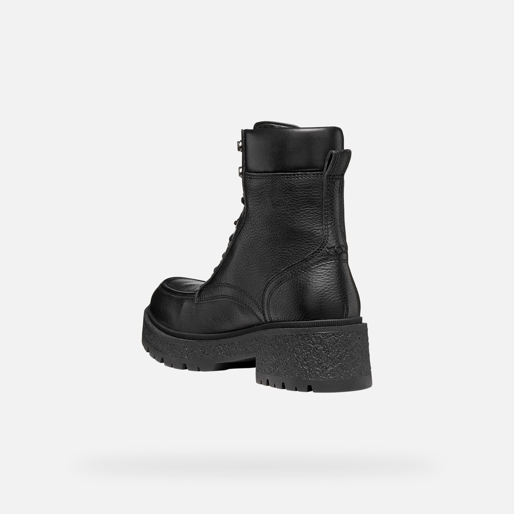 Combat boots EIVETTE WOMAN Black - image number 4 | GEOX