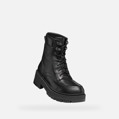 Combat boots EIVETTE WOMAN Black - image number 5 | GEOX