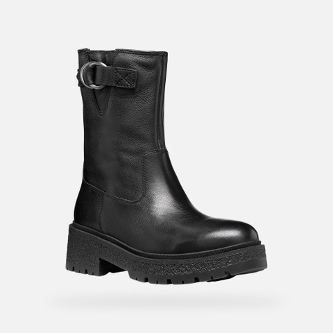 Biker boots EIVETTE WOMAN Black - image number 3 | GEOX
