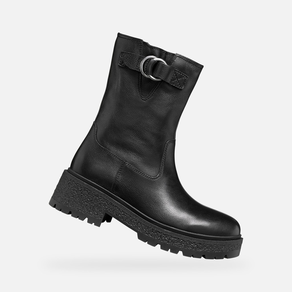Biker boots EIVETTE WOMAN Black - image number 0 | GEOX