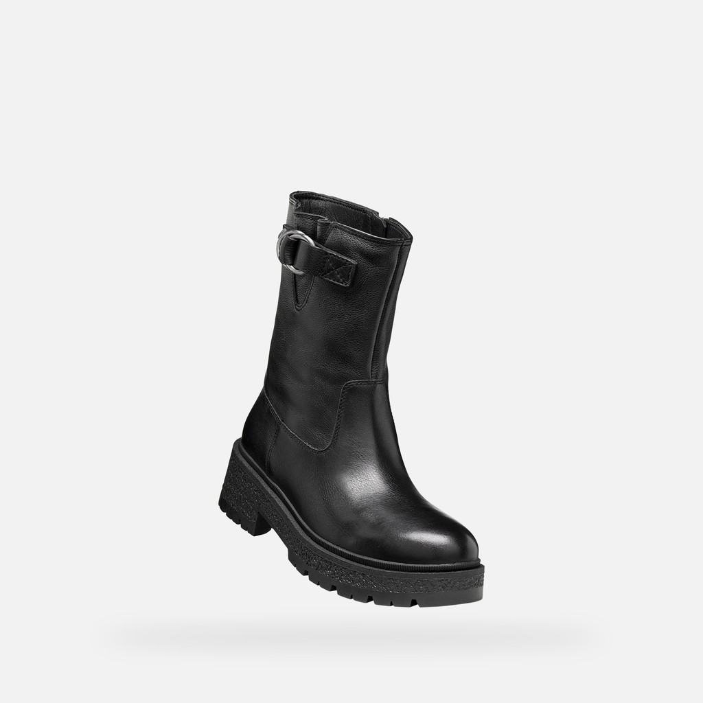 Biker boots EIVETTE WOMAN Black - image number 5 | GEOX
