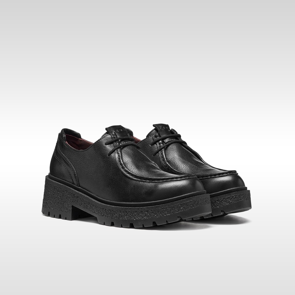 Elegante Schn&uuml;rschuhe EIVETTE DAME Schwarz - image number 8 | GEOX
