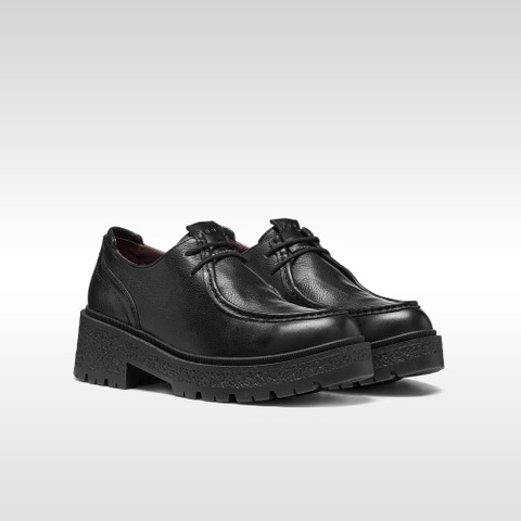 Elegante Schn&uuml;rschuhe EIVETTE DAME Schwarz - image number 8 | GEOX