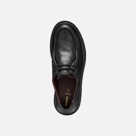 Elegante Schn&uuml;rschuhe EIVETTE DAME Schwarz - image number 6 | GEOX