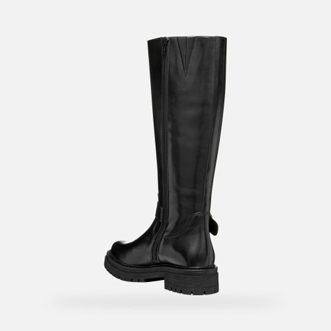 Leather high boots IRIDEA WOMAN Black - image number 3 | GEOX